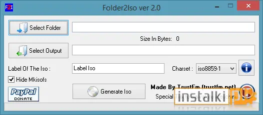 Folder2Iso